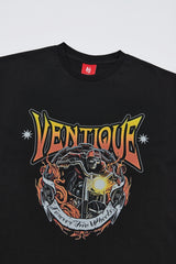 ゴーストライダーTシャツ / VENTIQUE Ghost Rider T-shirt 2color