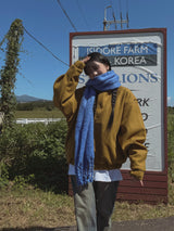 (UNISEX) ビートルズピンタックウールボンバージャンパー