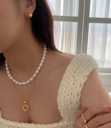 メルティングボールピアス / melting ball earring