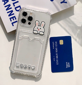 バニラビットカードホルダーバンパーフォーンケース / Bani Rabbit Card Holder Bumper Phone Case