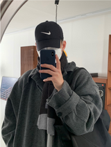 Nus. Knit muffler (Grey)