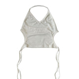 Side halter top