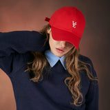 Monogram soft over fit ball cap