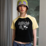 ラグランT / HOBBYCLUB RAGLAN TEE_BLACK