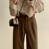 [beled made/short, long] standard date wide slacks