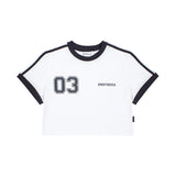 03-RINGER CROP TEE_White