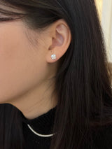 (silver925) Clover earrings