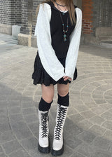 フードボレロカーディガン / Hooded bolero cardigan