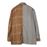 HALF COMPLEX BROWN CHECK SHIRT (6538812489846)