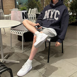オーバーサイズフィットプレミアムNYCデュアルペーパーフーディー/Oversized fit Premium NYC Dual Paper Hood (4 colors)