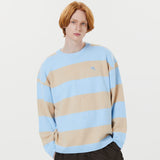 ビッグストライプクルーネックニット / Big stripe crew neck knit