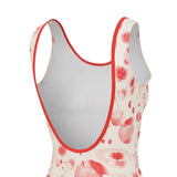 チェリーパターンワンピーススイムスーツ / CHERRY PATTERN ONE PIECE SWIMSUIT [RED]