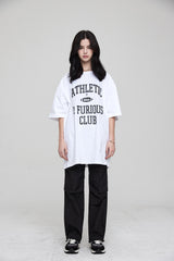 アスレチックオーバーサイズTシャツ /ATHLETIC OVERSIZED T-SHIRT WHITE
