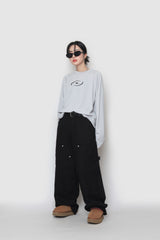 フレイムキャンバスワイドパンツ