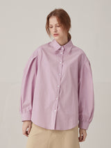 Volume oversized shirts - Sky blue (6671606251638)