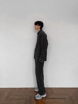 #N-Ritz Banding Wide Pleats Pants (3color)