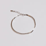 シルバーボクシーブレスレット / silver boxy bracelet (yellow gold plated / platinum gold plated)