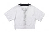 ウーマンパンチングカーディガン / WOMANS PUNCHING CARDIGAN_WHITE