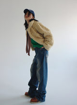 エッグファージャケット/Egg Fur Jacket (2color)