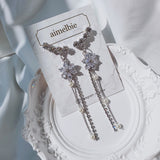 [IU Earring] Daisy Wing Earring - Longdrop (Silver color)