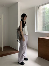 Mencia Crisp Incision Wide Two-Way Jogger Pants