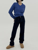 スリムコーデリュロイブラッシュパンツ / Slim corduroy brushed pants (2color)