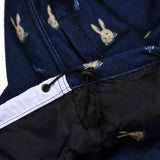 ロイヤルフリースフードジャケット / BSR2223FWJK103 ROYAL FLEECE HOODED JACKET MINI BEAR RABBIT NAVY