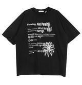 No.0243 daisy printing half T