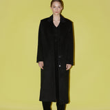シングルブリーステッドテイラードコート / Single breasted tailored coat black