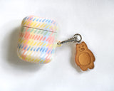 ベアクッキーキーリング/Bear cookie key ring(with sticker) (6680559714422)