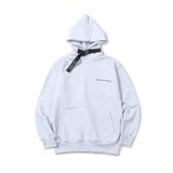 Classic minislogan buckle hoodie - gray (6624475021430)