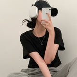 [Bellide made] Good Fabric Premium Crop Short Sleeve