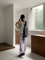 Mencia Crisp Incision Wide Two-Way Jogger Pants