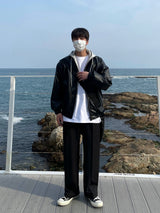 メリーディタッチャブルフーディライダージャケット / MELLY DETACHABLE HOODY RIDER JACKET(2COLOR)