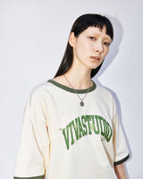 Younger Song × VIVASTUDIO Collaboration Ringer College Logo Tee
