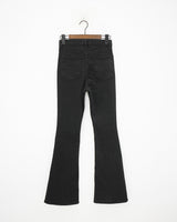 ブラックスパンブーツカットパンツ / Black Span Bootcut pants
