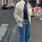 ASCLO High Neck Cable Cardigan (5color)