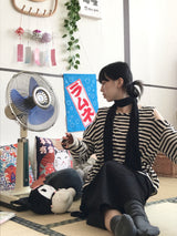 ショルダースリットルーズストリングロングスリーブ