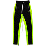 TZ TRACK PANTS (BLACK/GREEN NEON) (6635093065846)