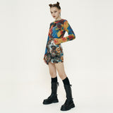 Tie-dye Cupid Knit [Rainbow] (6592682786934)