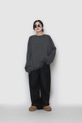 Beazy snap raw pants