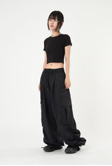 Rania basic span crop t-shirt