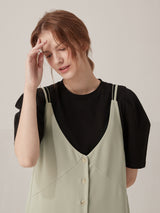Curved short sleeve tee - Black (6671616180342)