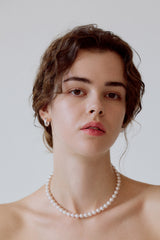 Matt Hoop One-touch Earrings