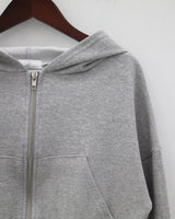 ジュリクロップフードジップアップ / Juri Crop Hood Zip-up (3color)
