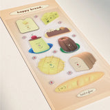 ハッピーブレッドステッカー/happy bread sticker