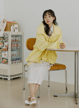 ヒデンジャンパー / unisex hidden jumper yellow