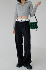 カシミアニットジップアップ / Cashmere knit zip-up (3color)