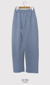 Cotton Pintuck Wide Banding Pants (3color)