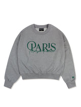 Women's Crop Embo embroidery Logo Sweatshirt MelanGray(FCC1TS381W)